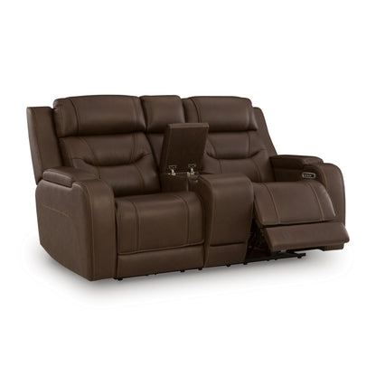 Signature Design by Ashley Knightington PCU1160218A Power Reclining Love with Audio Seating - American Furniture of Slidell