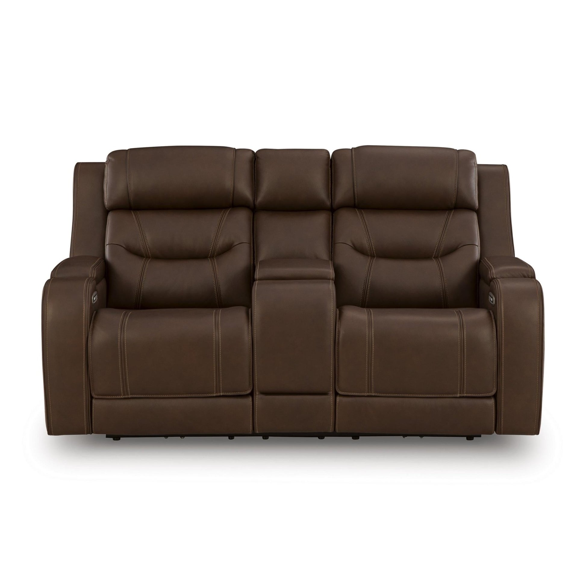 Signature Design by Ashley Knightington PCU1160218A Power Reclining Love with Audio Seating - American Furniture of Slidell