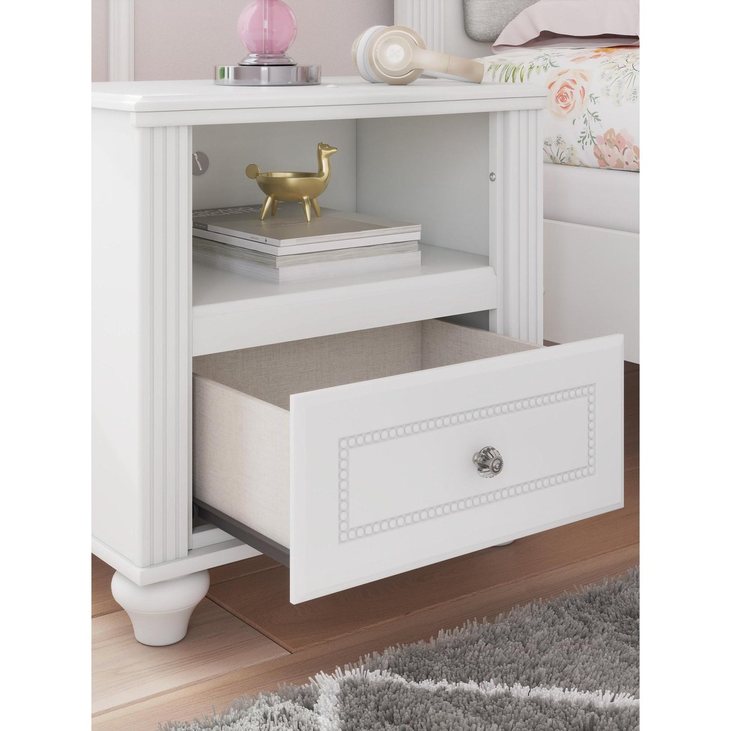 Signature Design by Ashley Kozlani 1 - Drawer Nightstand PCB1819 - 91 - American Furniture of Slidell