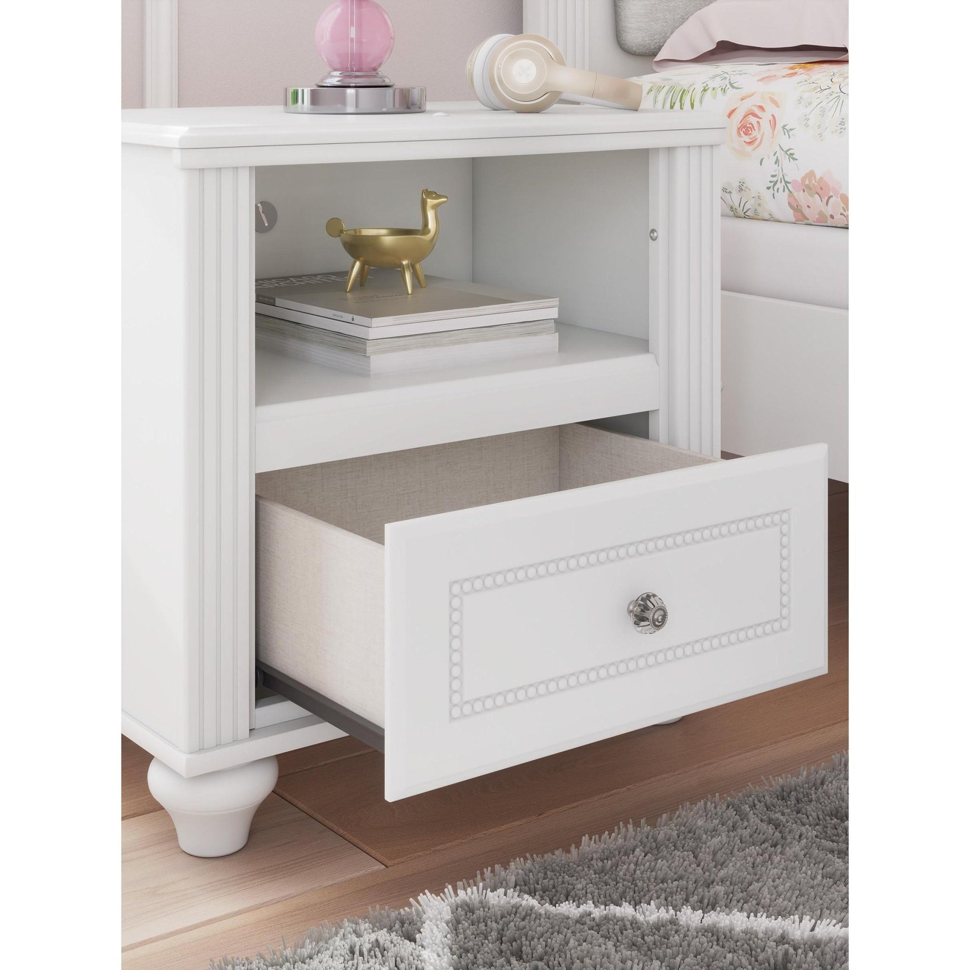 Signature Design by Ashley Kozlani 1 - Drawer Nightstand PCB1819 - 91 - American Furniture of Slidell