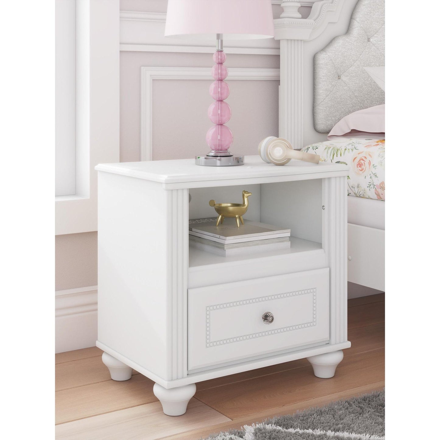 Signature Design by Ashley Kozlani 1 - Drawer Nightstand PCB1819 - 91 - American Furniture of Slidell