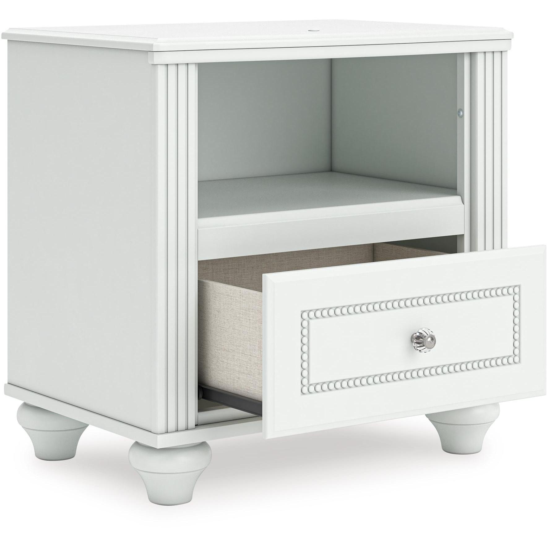 Signature Design by Ashley Kozlani 1 - Drawer Nightstand PCB1819 - 91 - American Furniture of Slidell