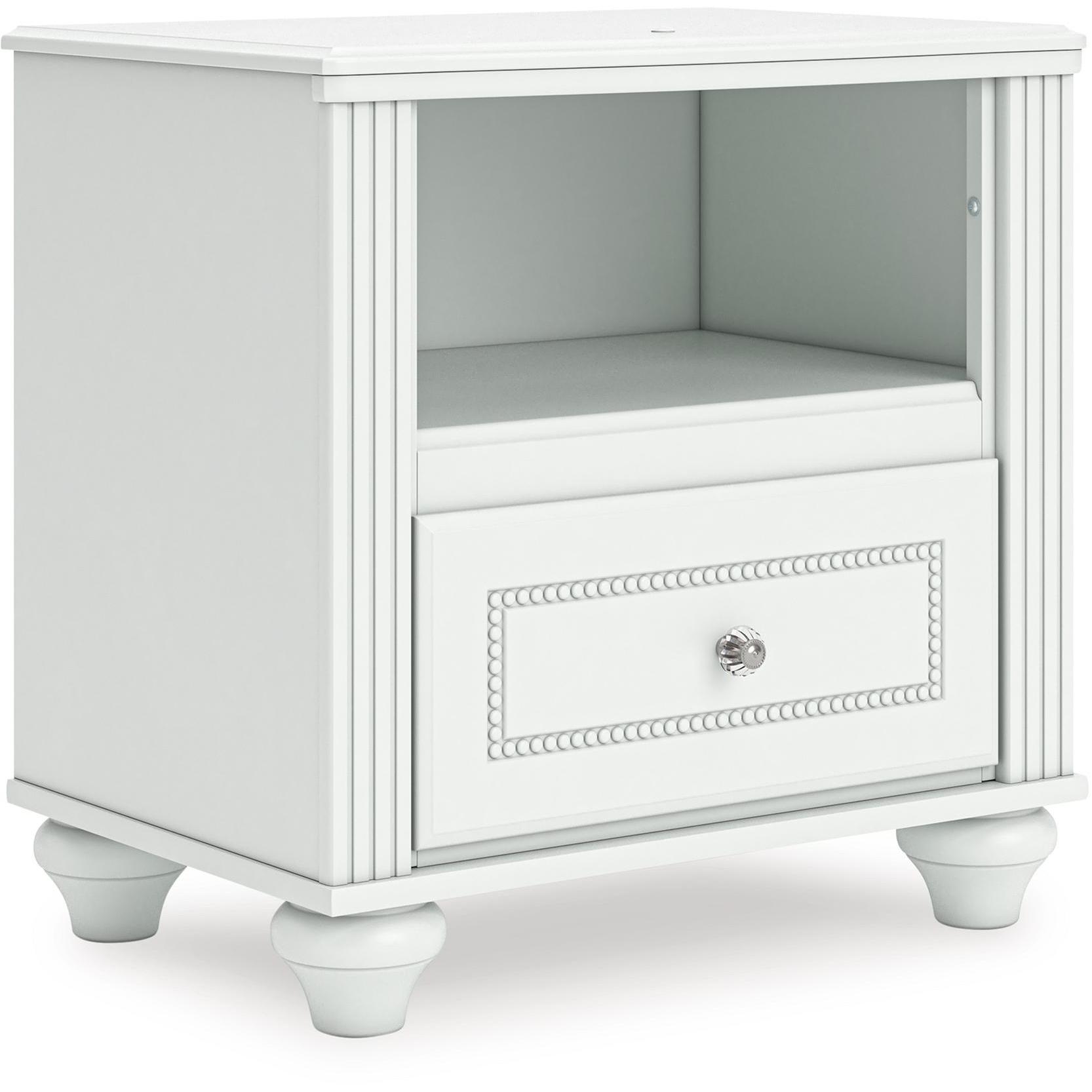 Signature Design by Ashley Kozlani 1 - Drawer Nightstand PCB1819 - 91 - American Furniture of Slidell