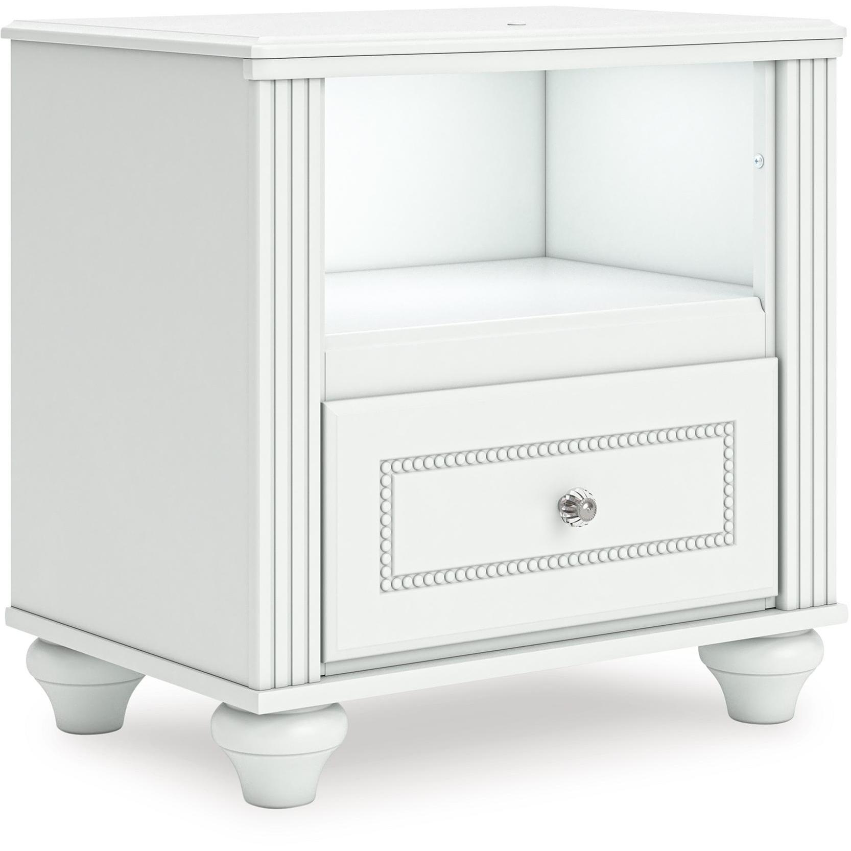 Signature Design by Ashley Kozlani 1 - Drawer Nightstand PCB1819 - 91 - American Furniture of Slidell