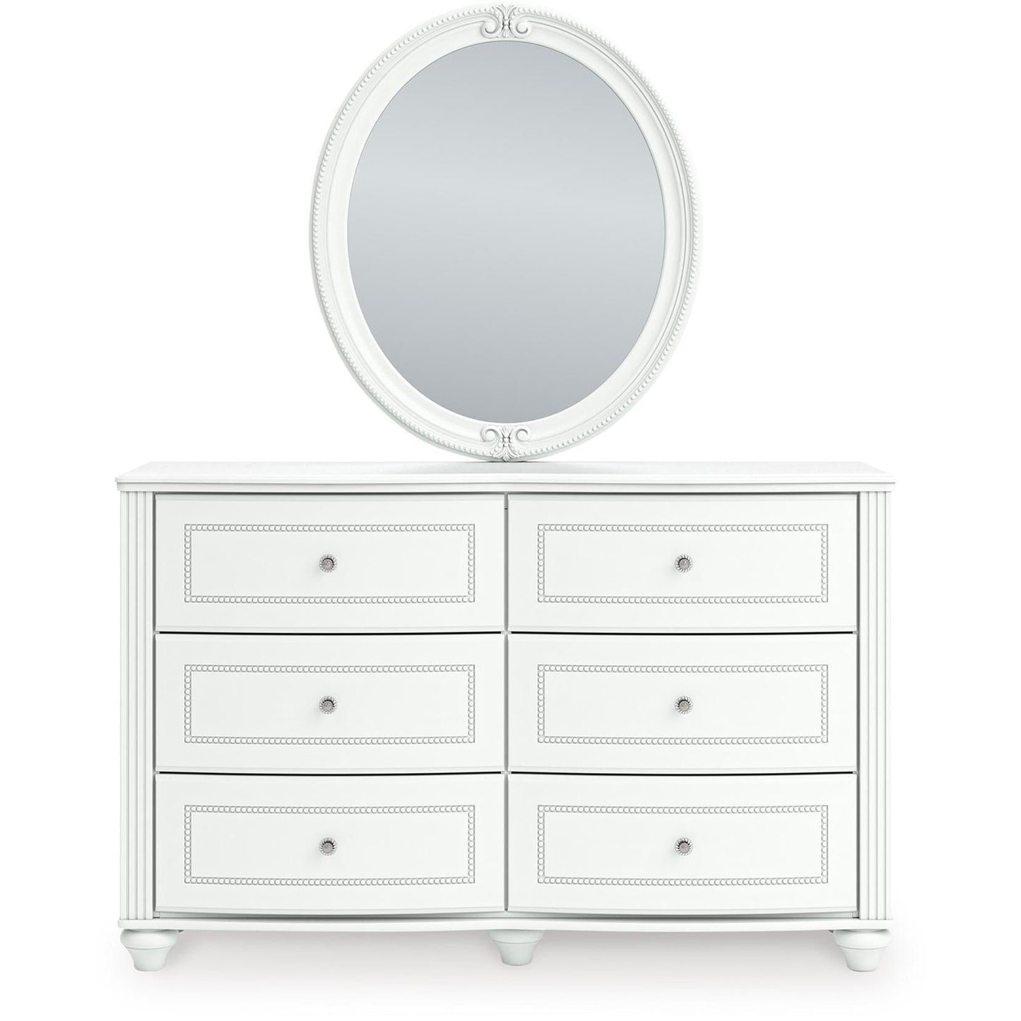 Signature Design by Ashley Kozlani 6 - Drawer Dresser with Mirror PCB1819 - 21/PCB1819 - 26 - American Furniture of Slidell