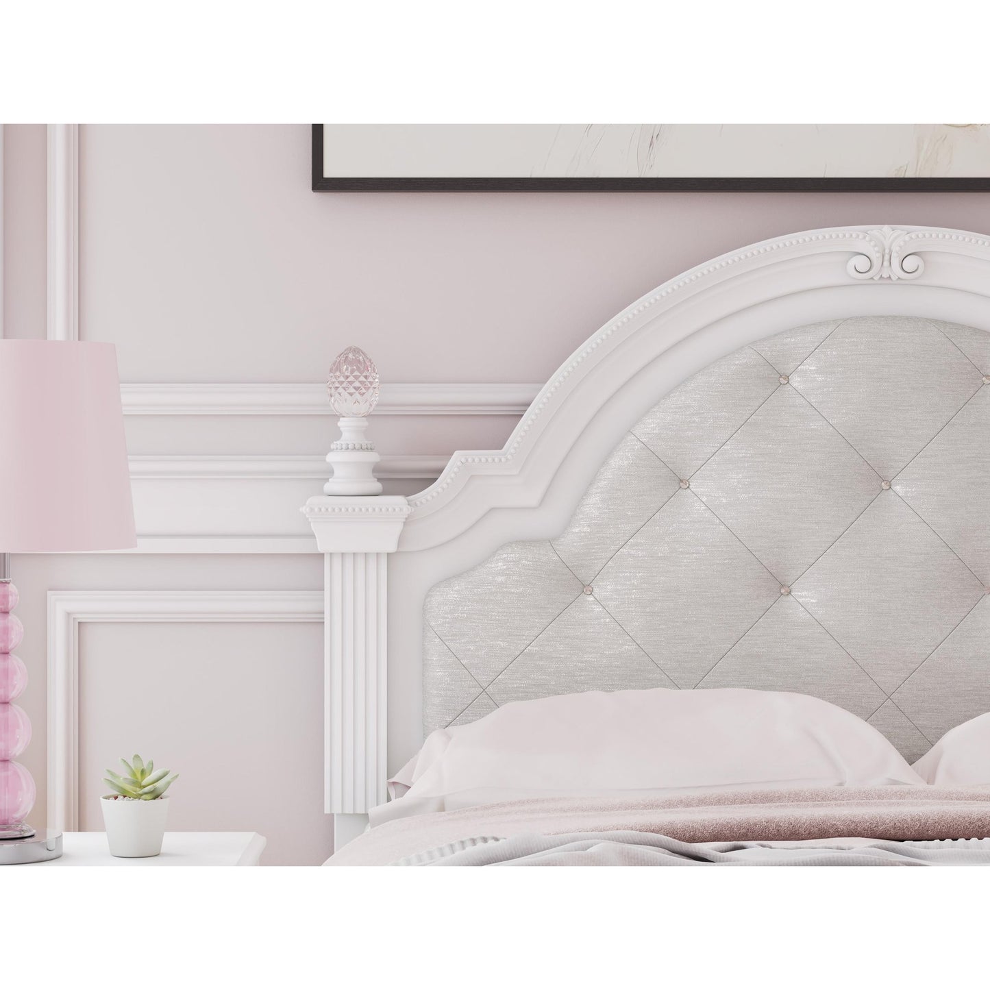 Signature Design by Ashley Kozlani Full Upholstered Panel Bed PCB1819 - 187/PCB1819 - 84/PCB1819 - 86 - American Furniture of Slidell