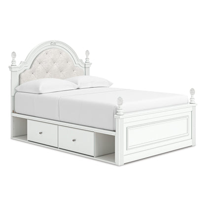 Signature Design by Ashley Kozlani Full Upholstered Panel Bed with Storage PCB1819 - 187/PCB1819 - 150/PCB1819 - 84/B100 - 12 - American Furniture of Slidell