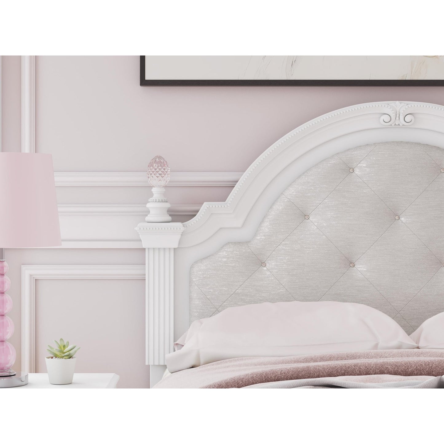 Signature Design by Ashley Kozlani Full Upholstered Panel Bed with Storage PCB1819 - 187/PCB1819 - 150/PCB1819 - 84/B100 - 12 - American Furniture of Slidell