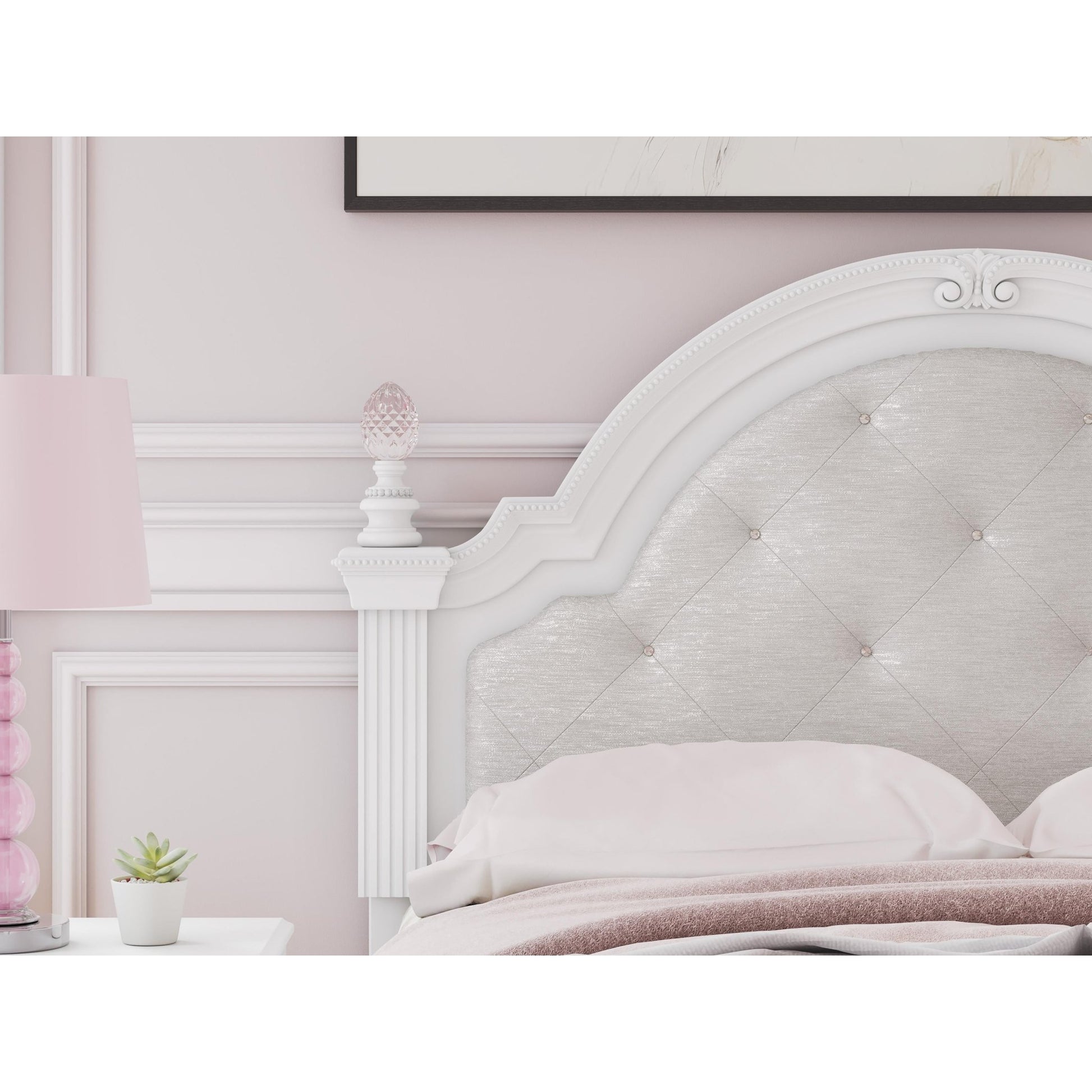 Signature Design by Ashley Kozlani Full Upholstered Panel Bed with Storage PCB1819 - 187/PCB1819 - 150/PCB1819 - 84/B100 - 12 - American Furniture of Slidell