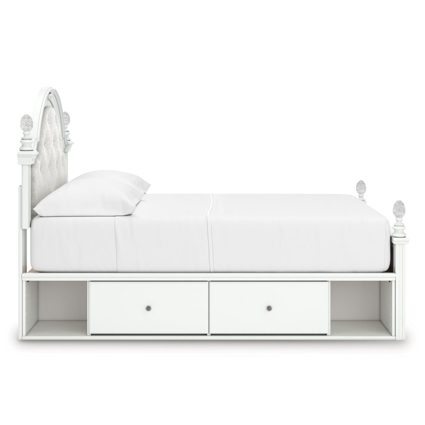 Signature Design by Ashley Kozlani Full Upholstered Panel Bed with Storage PCB1819 - 187/PCB1819 - 150/PCB1819 - 84/B100 - 12 - American Furniture of Slidell