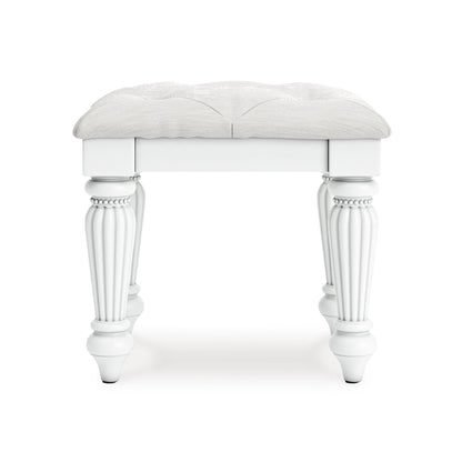 Signature Design by Ashley Kozlani PCB1819 - 01 Vanity Upholstered Stool - American Furniture of Slidell