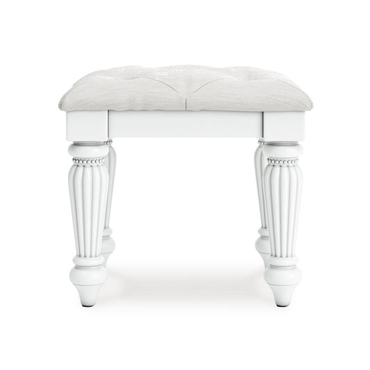 Signature Design by Ashley Kozlani PCB1819 - 01 Vanity Upholstered Stool - American Furniture of Slidell