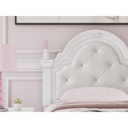 Signature Design by Ashley Kozlani PCB1819 - 153 Twin Upholstered Panel Headboard - American Furniture of Slidell