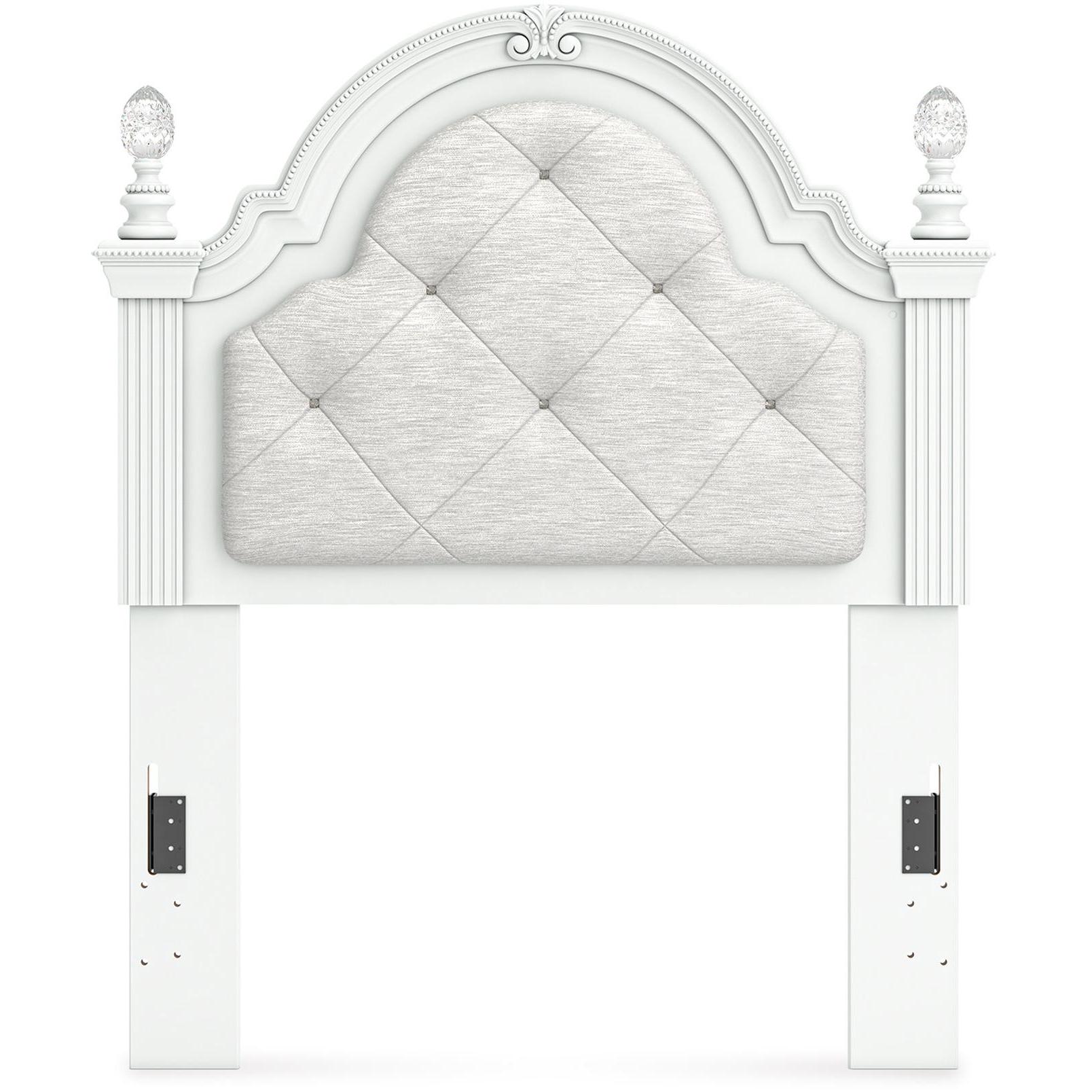 Signature Design by Ashley Kozlani PCB1819 - 153 Twin Upholstered Panel Headboard - American Furniture of Slidell