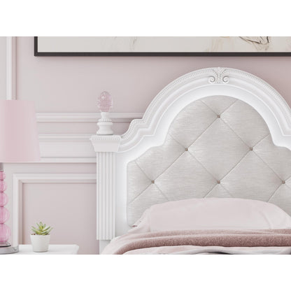 Signature Design by Ashley Kozlani Twin Upholstered Panel Bed PCB1819 - 153/PCB1819 - 52/PCB1819 - 83 - American Furniture of Slidell