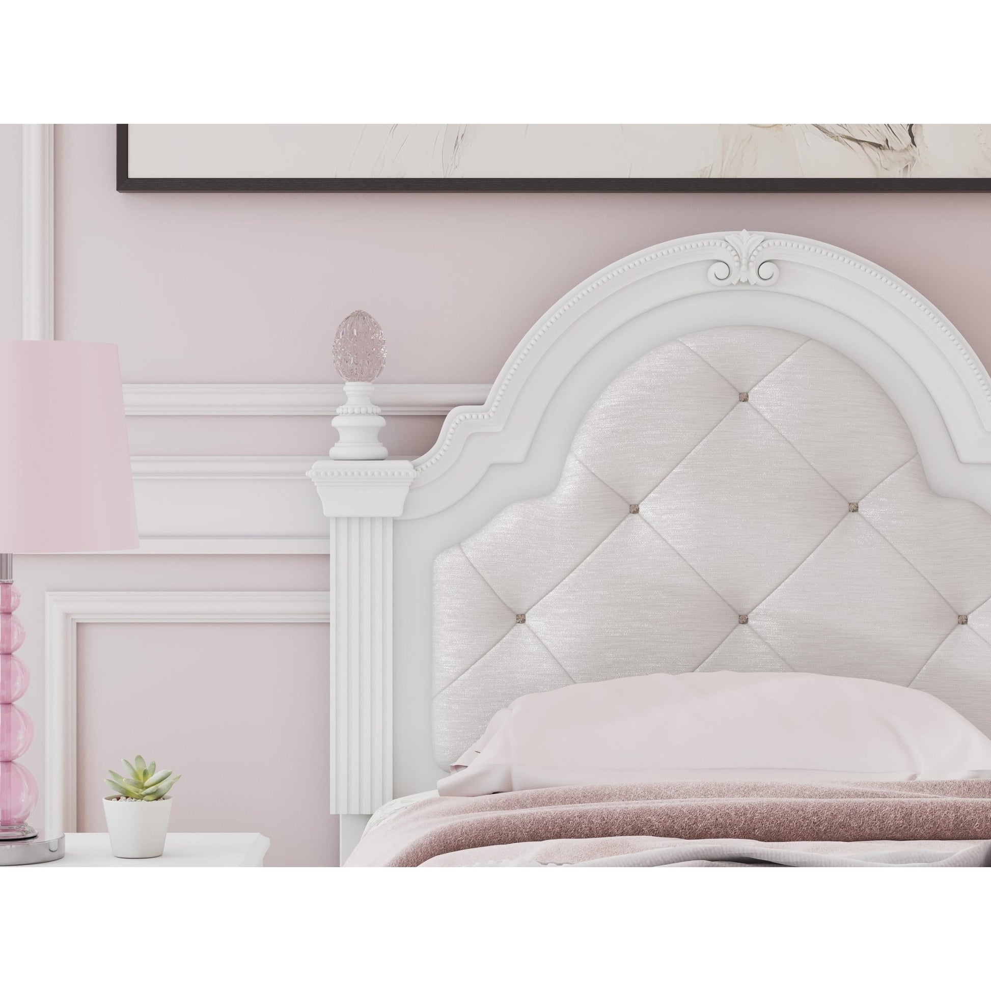 Signature Design by Ashley Kozlani Twin Upholstered Panel Bed with Storage PCB1819 - 153/PCB1819 - 52/PCB1819 - 150/B100 - 11 - American Furniture of Slidell