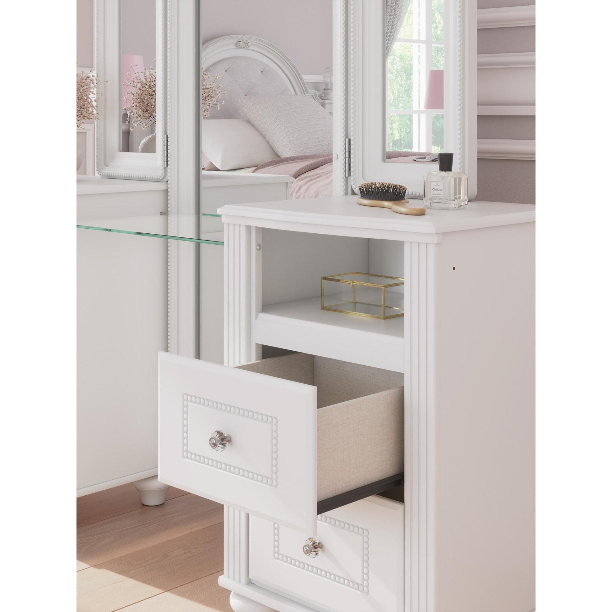 Signature Design by Ashley Kozlani Vanity Set PCB1819 - 22/PCB1819 - 22/PCB1819 - 25 - American Furniture of Slidell