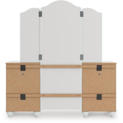 Signature Design by Ashley Kozlani Vanity Set PCB1819 - 22/PCB1819 - 22/PCB1819 - 25 - American Furniture of Slidell