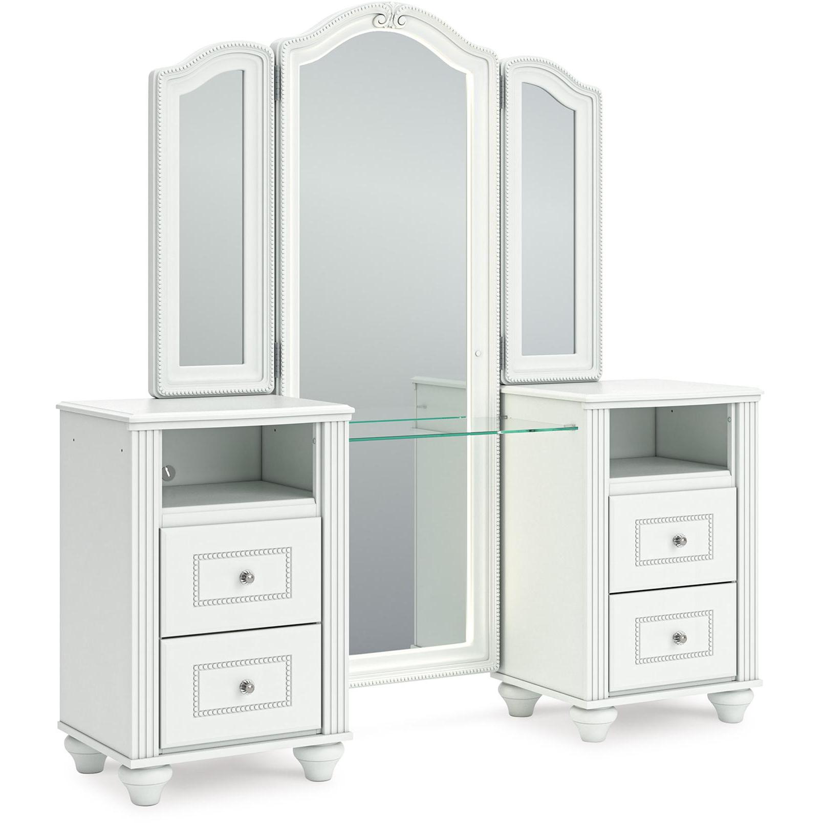 Signature Design by Ashley Kozlani Vanity Set PCB1819 - 22/PCB1819 - 22/PCB1819 - 25 - American Furniture of Slidell