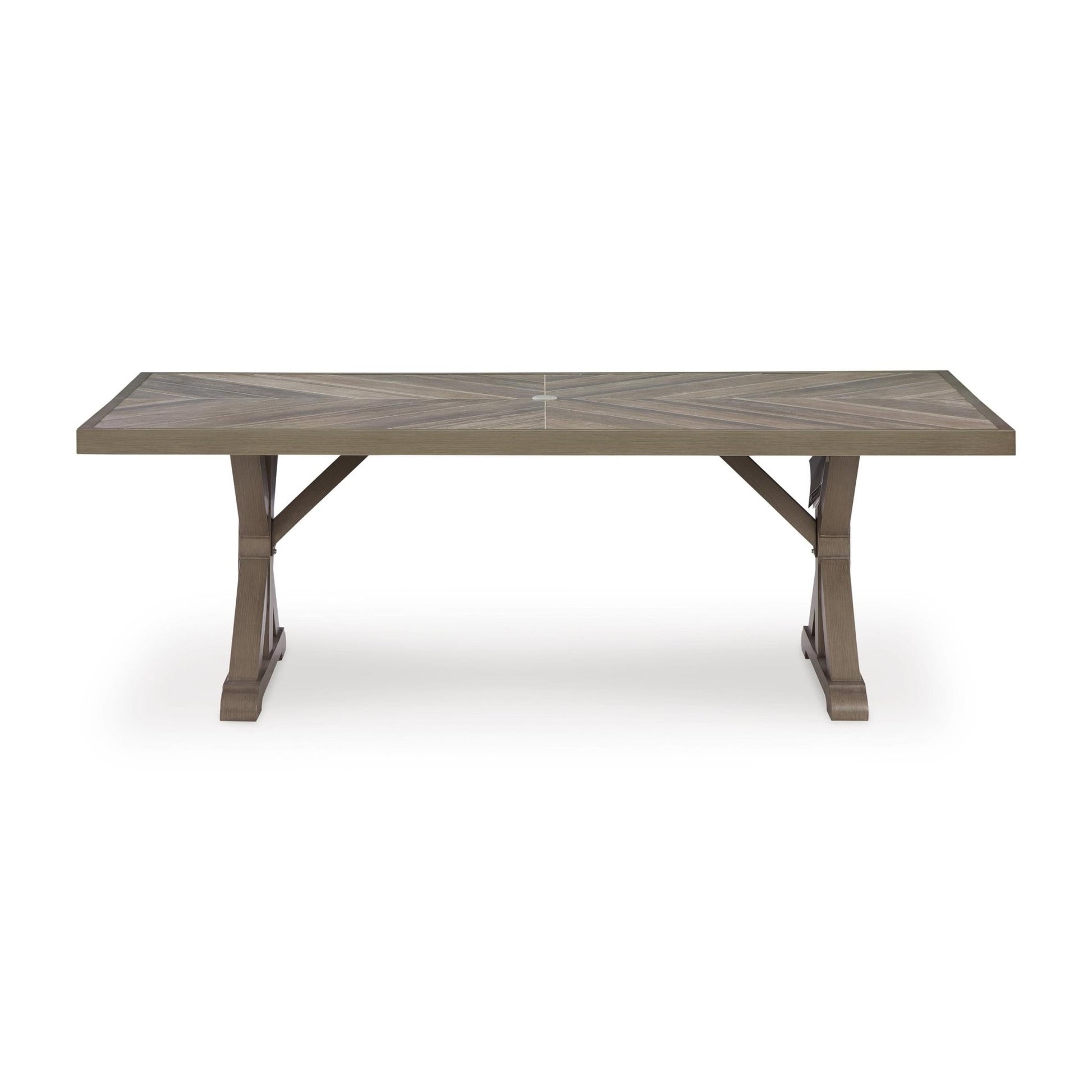Signature Design by Ashley Laguna Heights PCP790 - 625 Rectangular Dining Table with Umbrella Option - American Furniture of Slidell