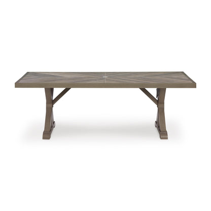 Signature Design by Ashley Laguna Heights PCP790 - 625 Rectangular Dining Table with Umbrella Option - American Furniture of Slidell