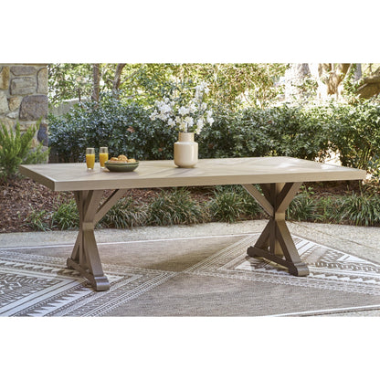 Signature Design by Ashley Laguna Heights PCP790 - 625 Rectangular Dining Table with Umbrella Option - American Furniture of Slidell