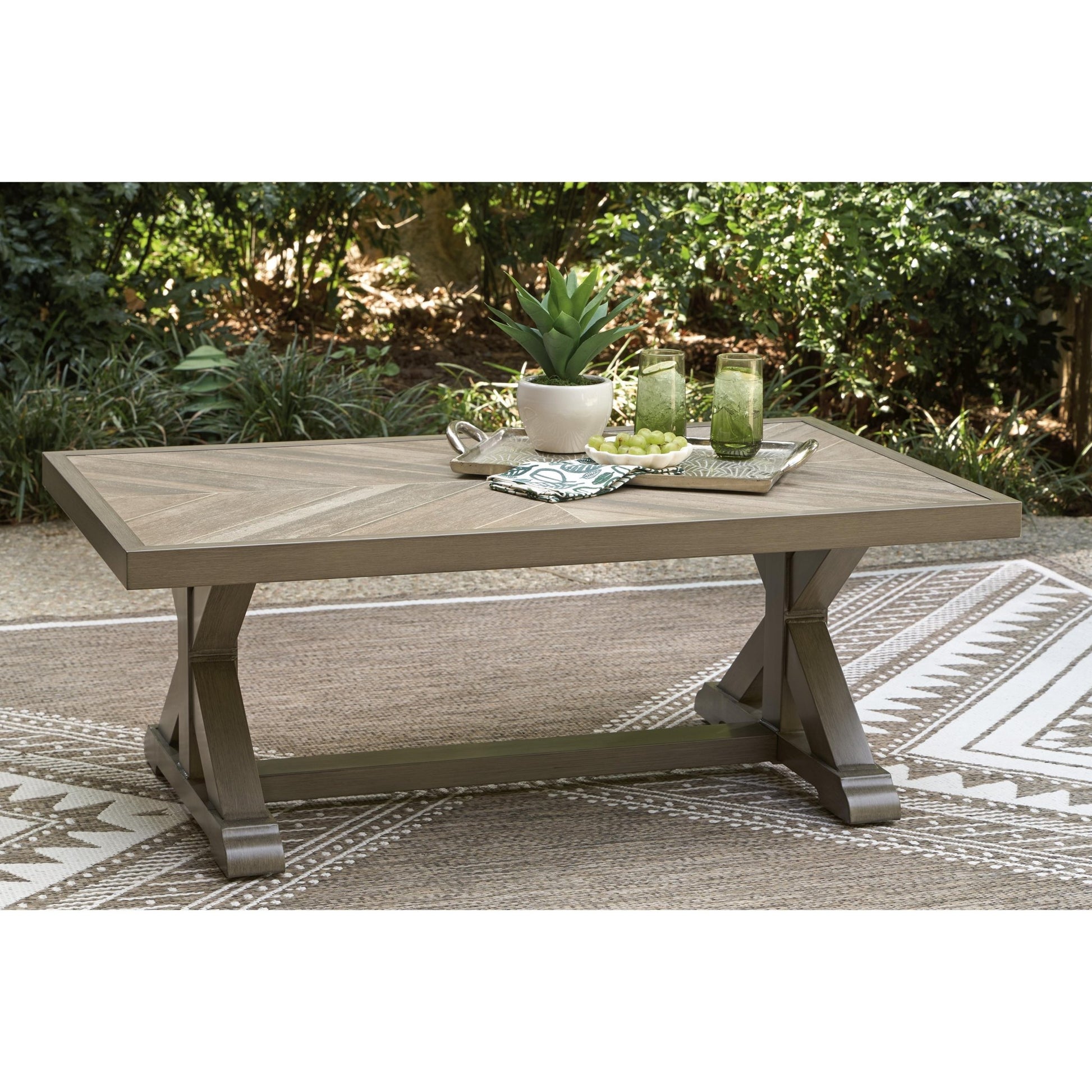Signature Design by Ashley Laguna Heights PCP790 - 701 Rectangular Cocktail Table - American Furniture of Slidell