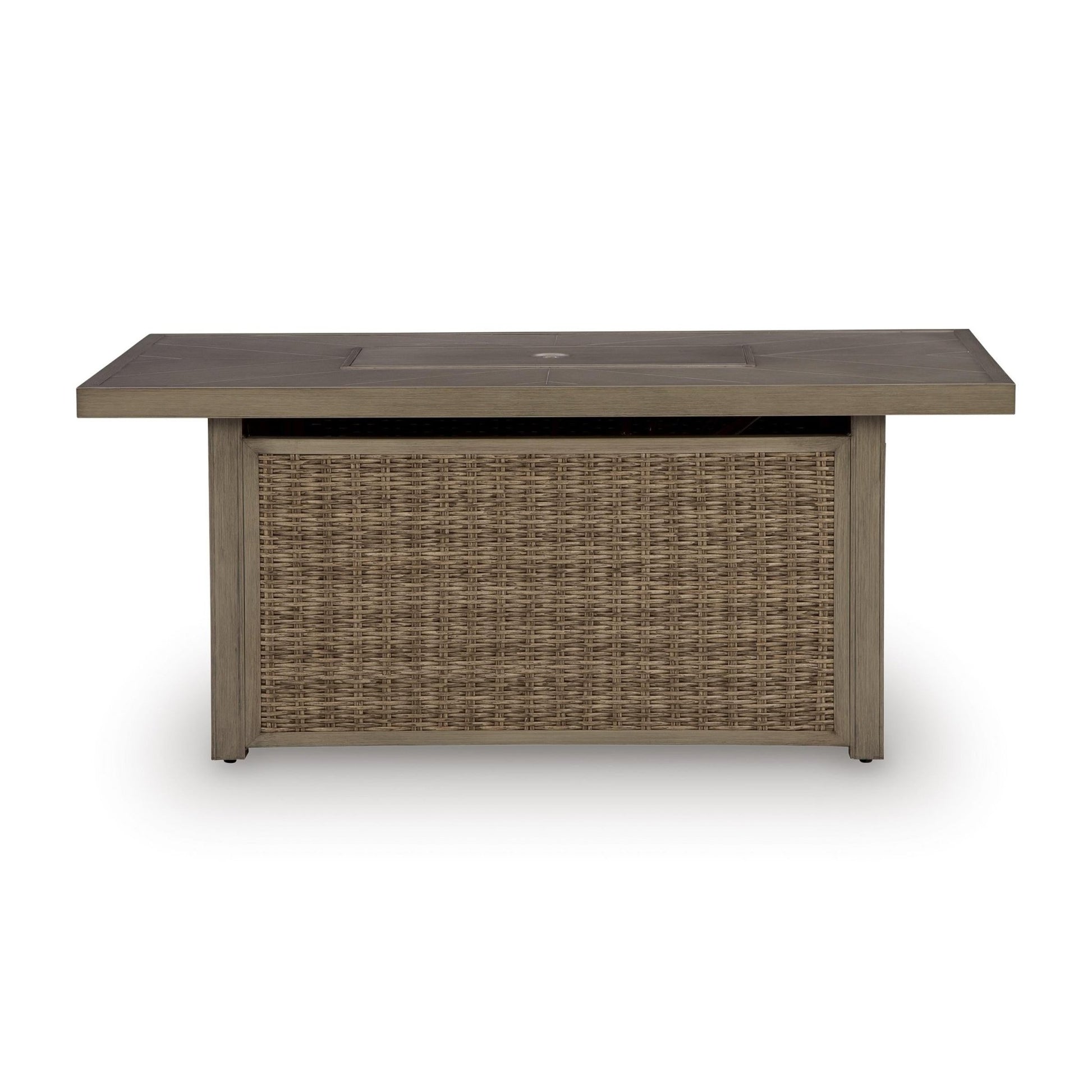Signature Design by Ashley Laguna Heights PCP790 - 773 Rectangular Fire Pit Table - American Furniture of Slidell