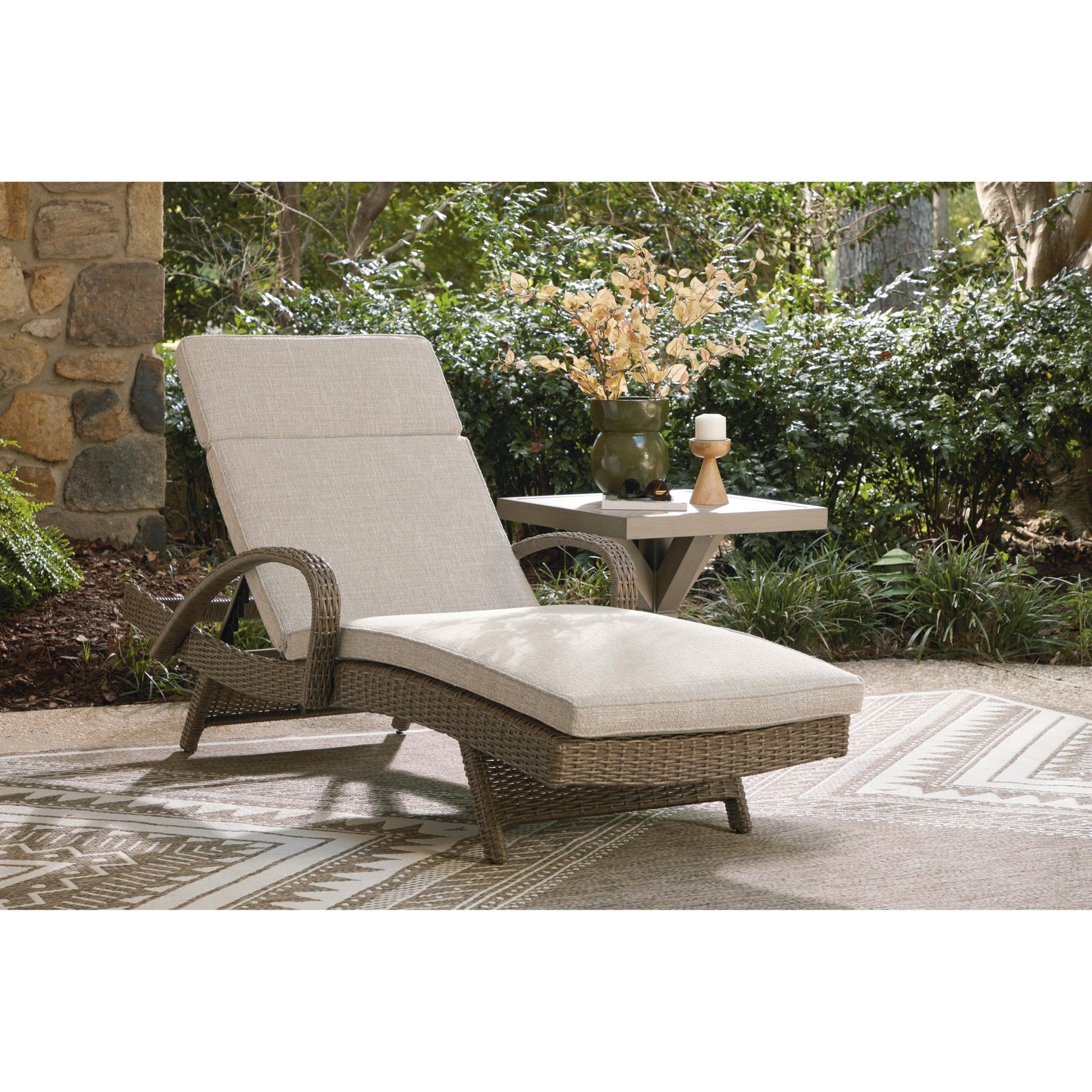 Signature Design by Ashley Laguna Heights PCP790 - 815 Chaise Lounge with Cushion - American Furniture of Slidell