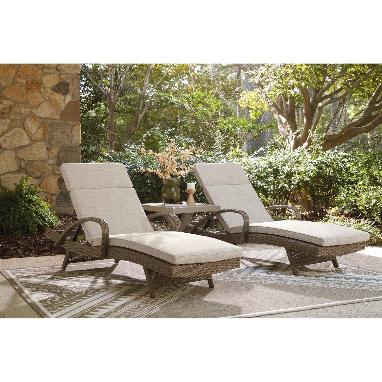 Signature Design by Ashley Laguna Heights PCP790 - 815 Chaise Lounge with Cushion - American Furniture of Slidell