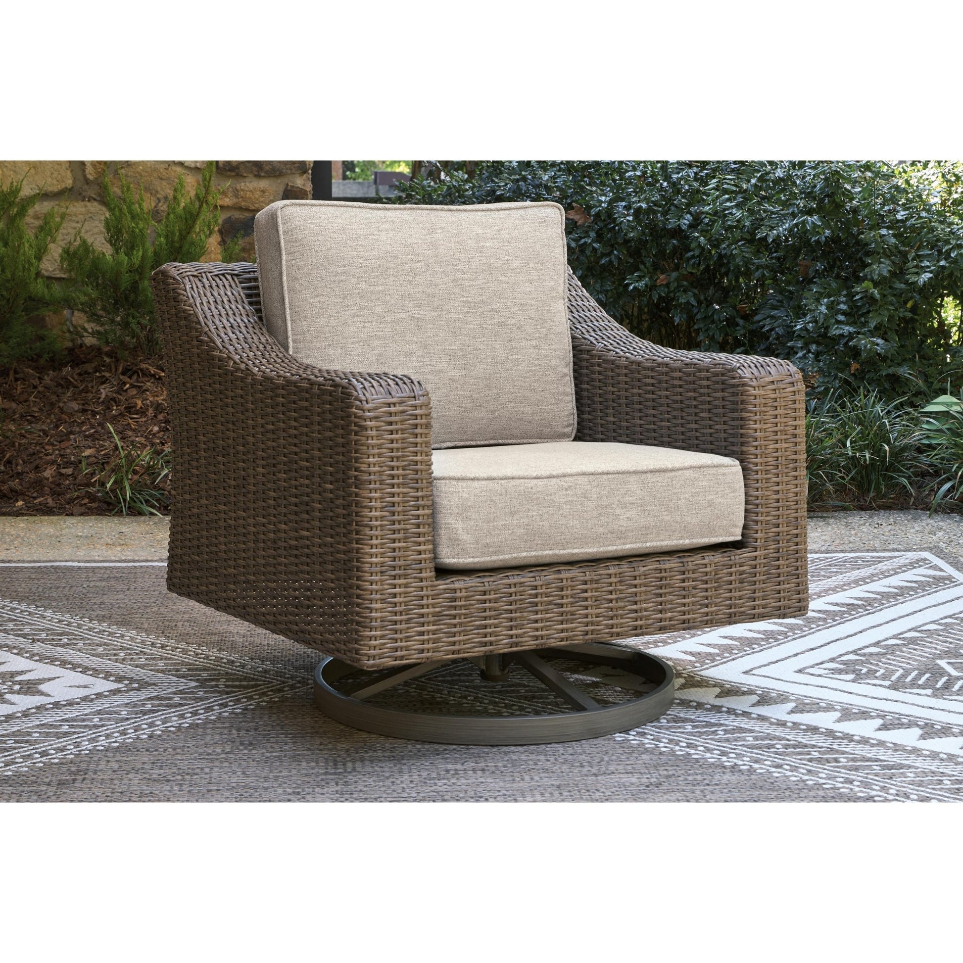Signature Design by Ashley Laguna Heights PCP790 - 821 Swivel Lounge with Cushion - American Furniture of Slidell