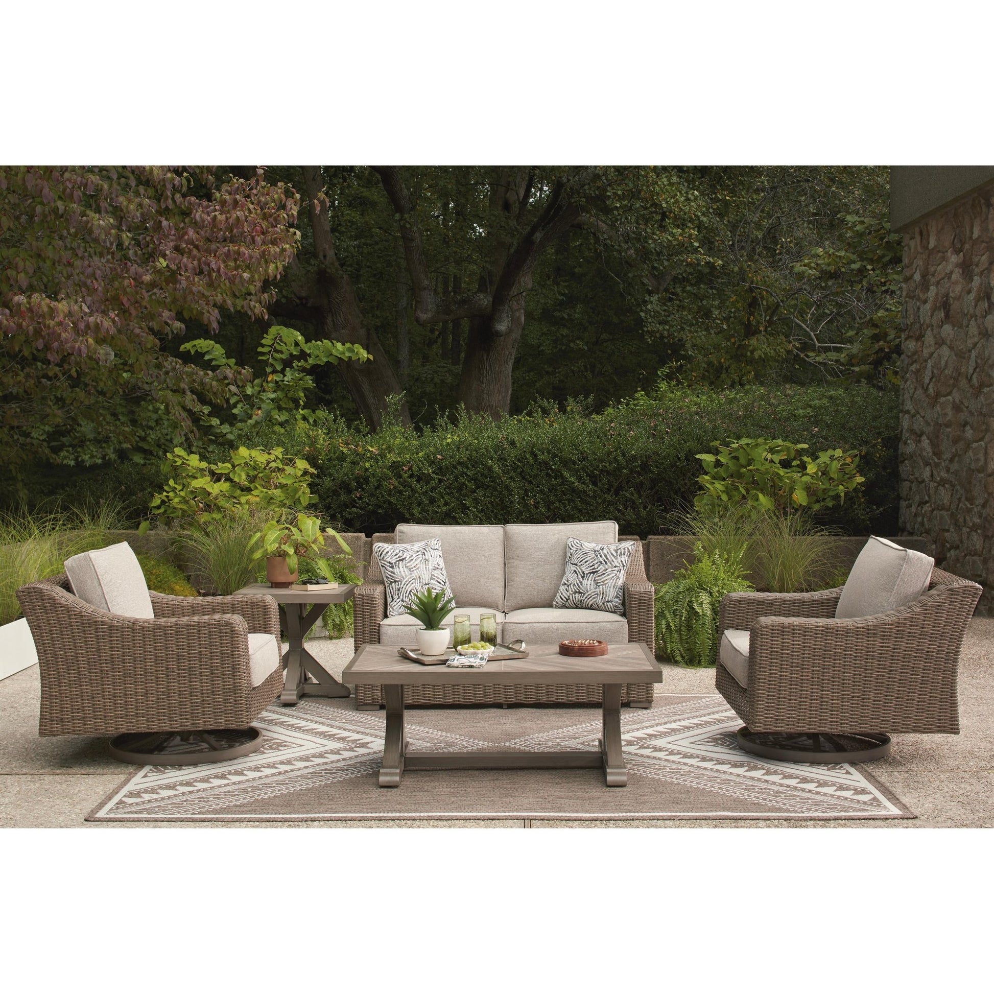 Signature Design by Ashley Laguna Heights PCP790 - 821 Swivel Lounge with Cushion - American Furniture of Slidell