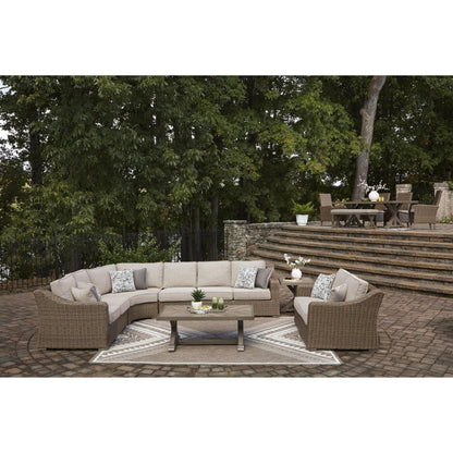 Signature Design by Ashley Laguna Heights PCP790P2 4 pc Outdoor Sectional - American Furniture of Slidell