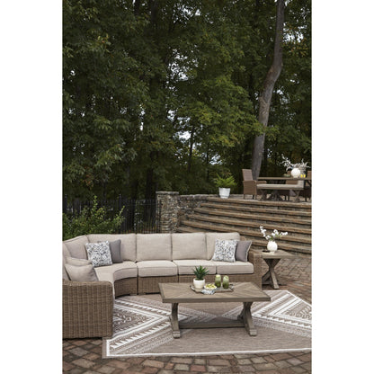 Signature Design by Ashley Laguna Heights PCP790P2 4 pc Outdoor Sectional - American Furniture of Slidell