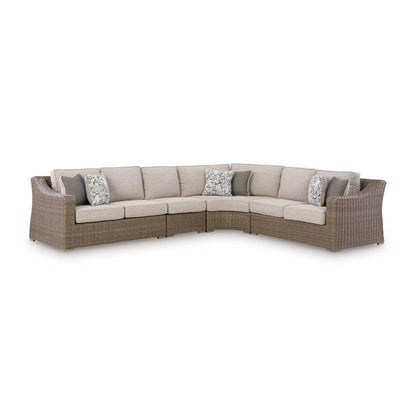 Signature Design by Ashley Laguna Heights PCP790P2 4 pc Outdoor Sectional - American Furniture of Slidell