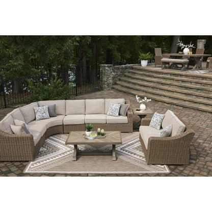 Signature Design by Ashley Laguna Heights PCP790P2 4 pc Outdoor Sectional - American Furniture of Slidell