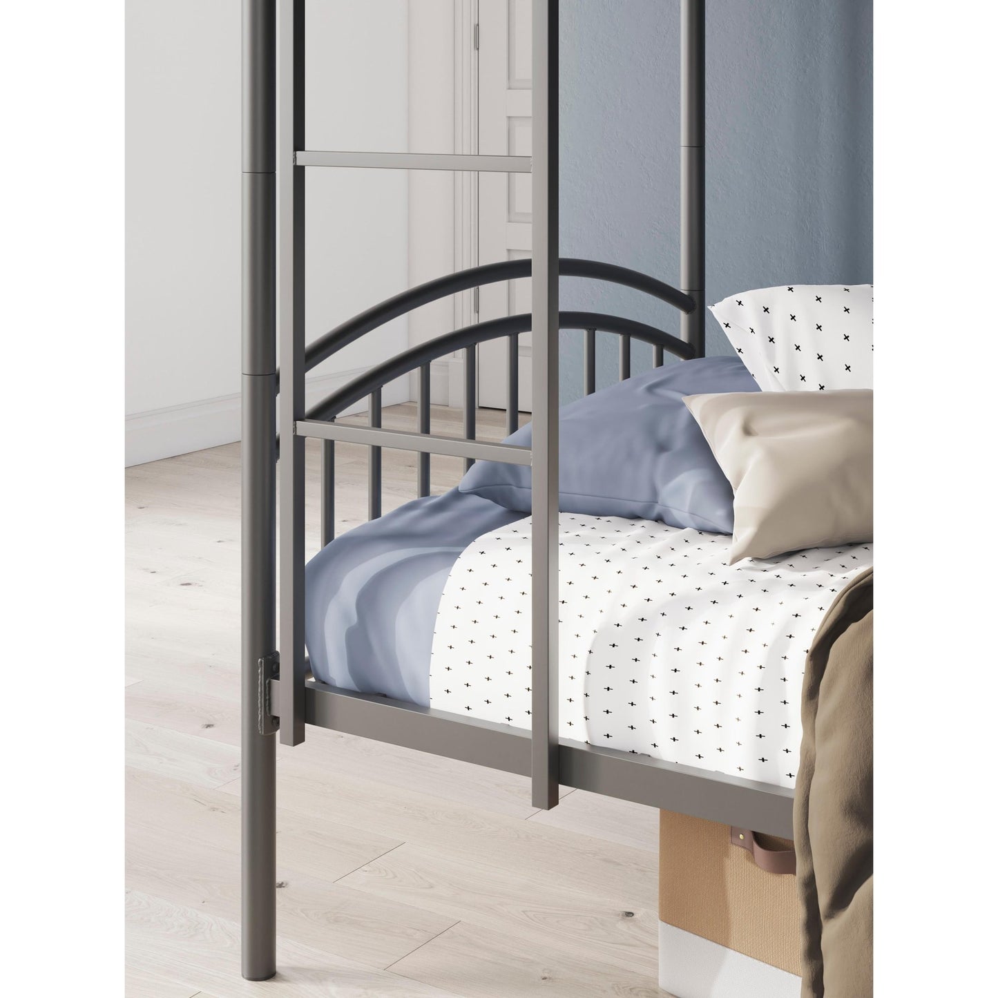 Signature Design by Ashley Lanceburg PCB400 - 59 Twin/Twin Bunk Bed with Ladder - American Furniture of Slidell