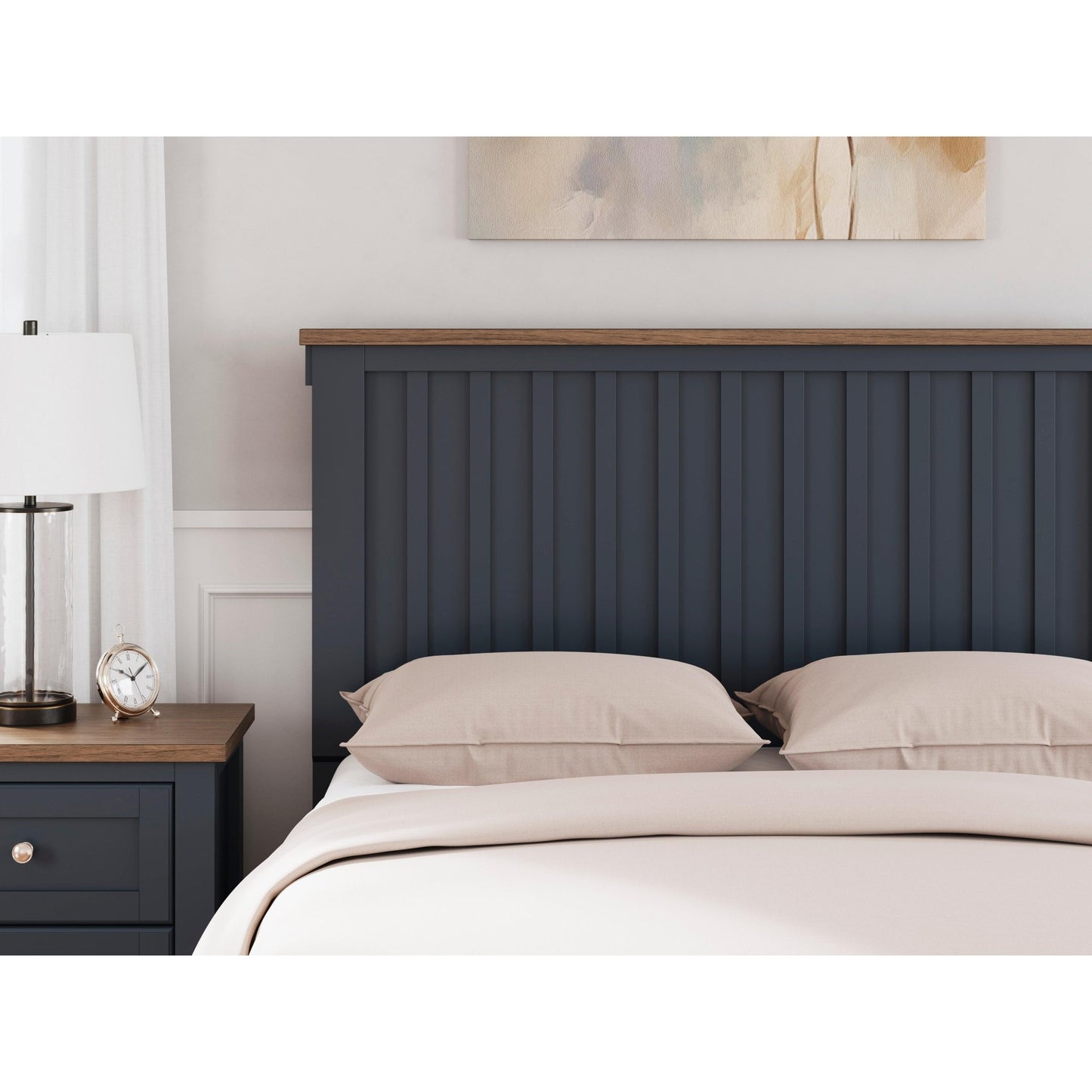 Signature Design by Ashley Landocken B414 - 87 Full Panel Headboard - American Furniture of Slidell