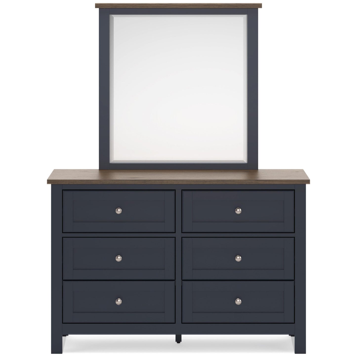 Signature Design by Ashley Landocken B414B1 Dresser and Mirror - American Furniture of Slidell