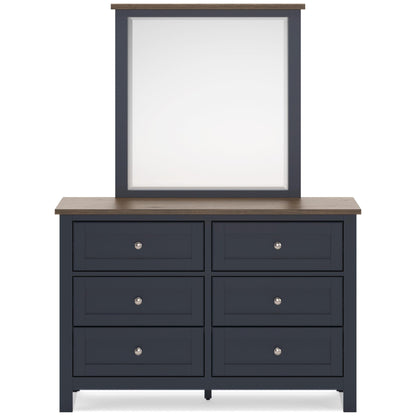 Signature Design by Ashley Landocken B414B1 Dresser and Mirror - American Furniture of Slidell