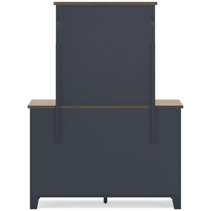 Signature Design by Ashley Landocken B414B1 Dresser and Mirror - American Furniture of Slidell