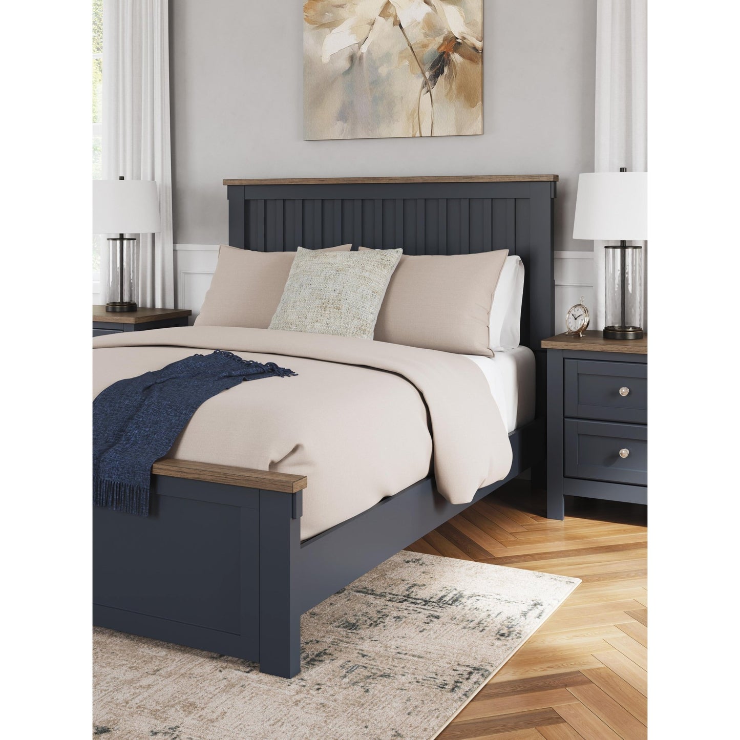 Signature Design by Ashley Landocken B414B10 Queen Panel Bed - American Furniture of Slidell