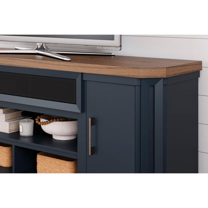 Signature Design by Ashley Landocken W402 - 68 XL TV Stand with Fireplace Option - American Furniture of Slidell