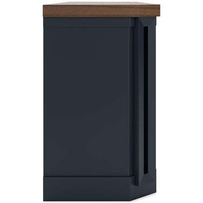 Signature Design by Ashley Landocken W402 - 68 XL TV Stand with Fireplace Option - American Furniture of Slidell