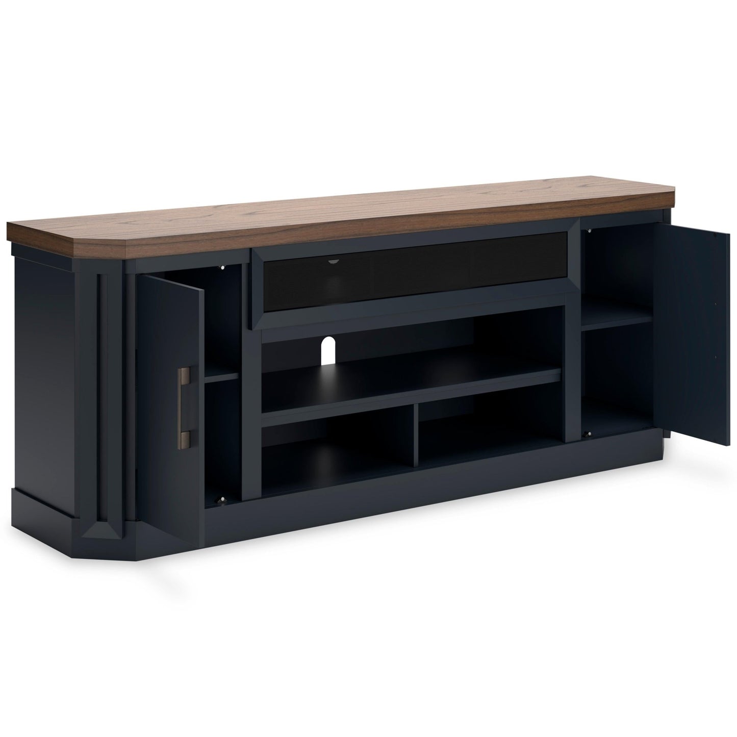 Signature Design by Ashley Landocken W402 - 68 XL TV Stand with Fireplace Option - American Furniture of Slidell