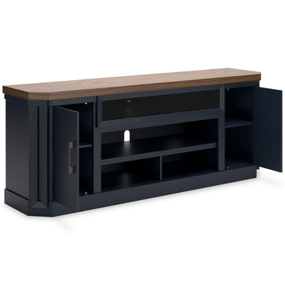 Signature Design by Ashley Landocken W402 - 68 XL TV Stand with Fireplace Option - American Furniture of Slidell