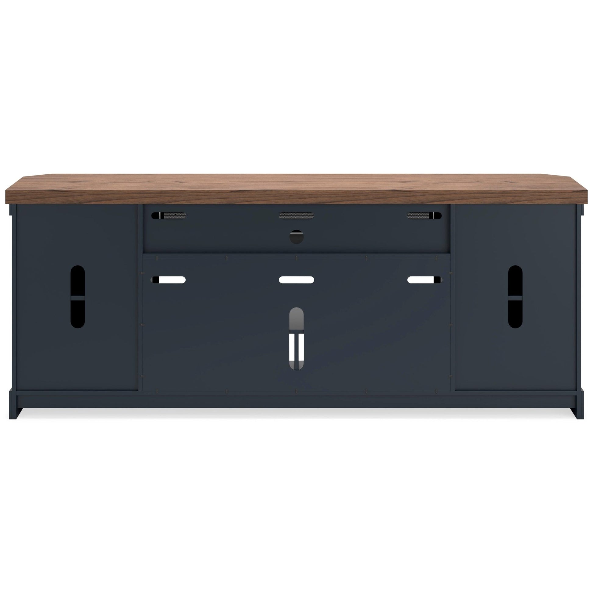 Signature Design by Ashley Landocken W402 - 68 XL TV Stand with Fireplace Option - American Furniture of Slidell