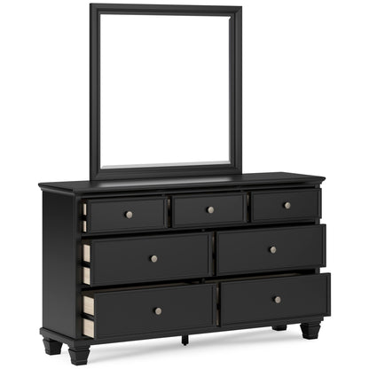 Signature Design by Ashley Lanolee B687B1 Dresser and Mirror - American Furniture of Slidell
