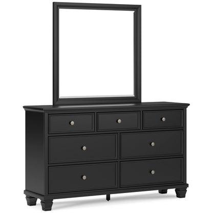 Signature Design by Ashley Lanolee B687B15 6 pc Queen Panel Bedroom Set - American Furniture of Slidell
