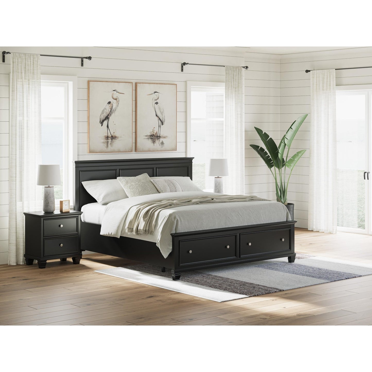 Signature Design by Ashley Lanolee B687B19 King Panel Storage Bed - American Furniture of Slidell